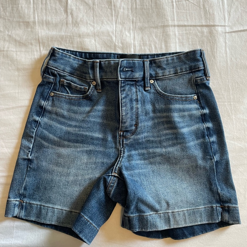 White House Black Market Indigo Denim Shorts
